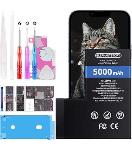 Amazon | iPower for iPhone 13Pro バッテリー 互換 大容量 3300mAh